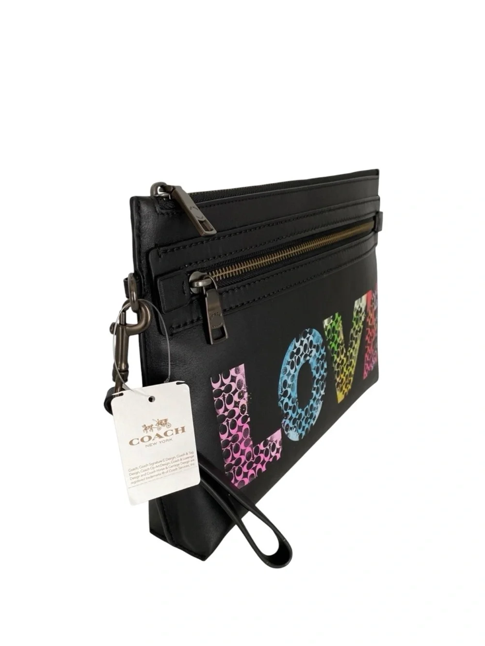 Coach Love Academy Leather Clutch by Jason Naylor